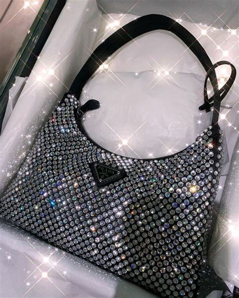 glitter Prada bags for women